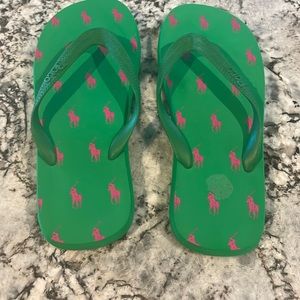 Polo Ralph flip flops